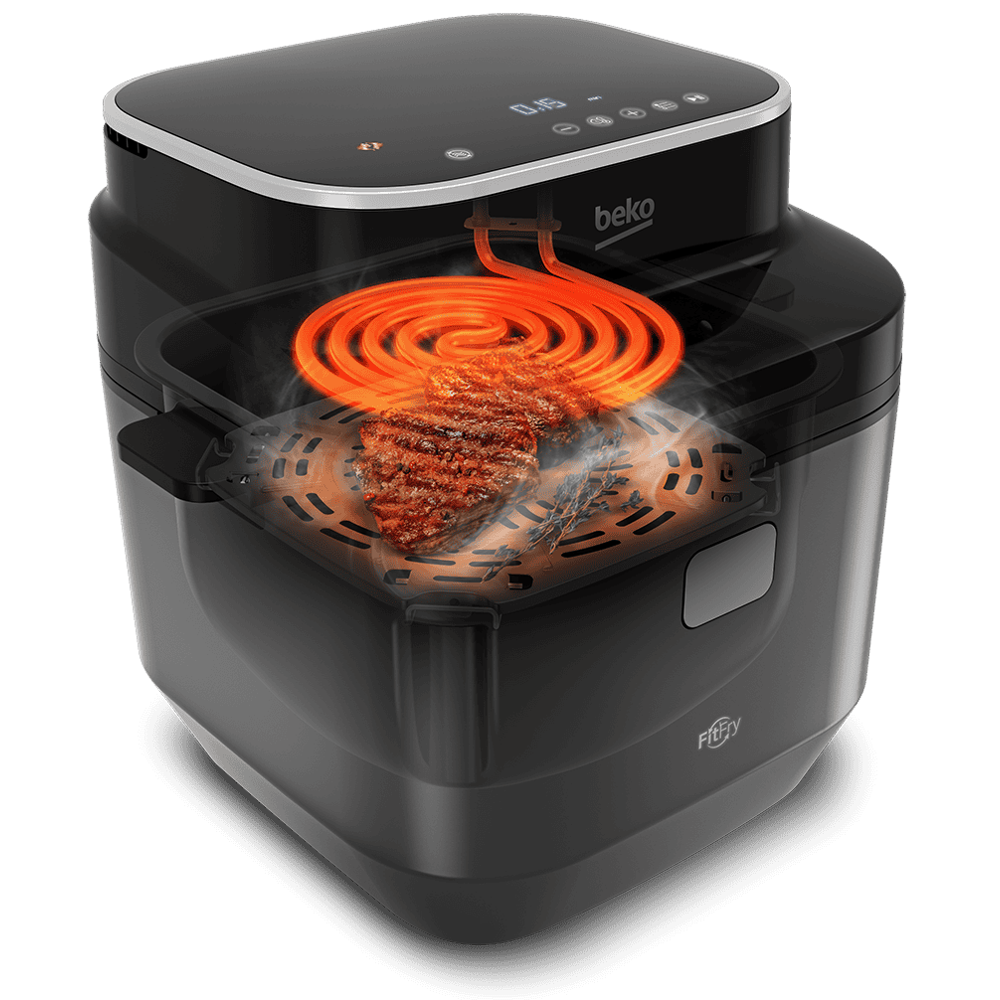 აეროგრილი Beko FRL 5474 B, 2570W, 7.6L, Air Fryer, Black