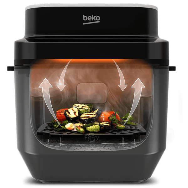 აეროგრილი Beko FRL 5474 B, 2570W, 7.6L, Air Fryer, Black