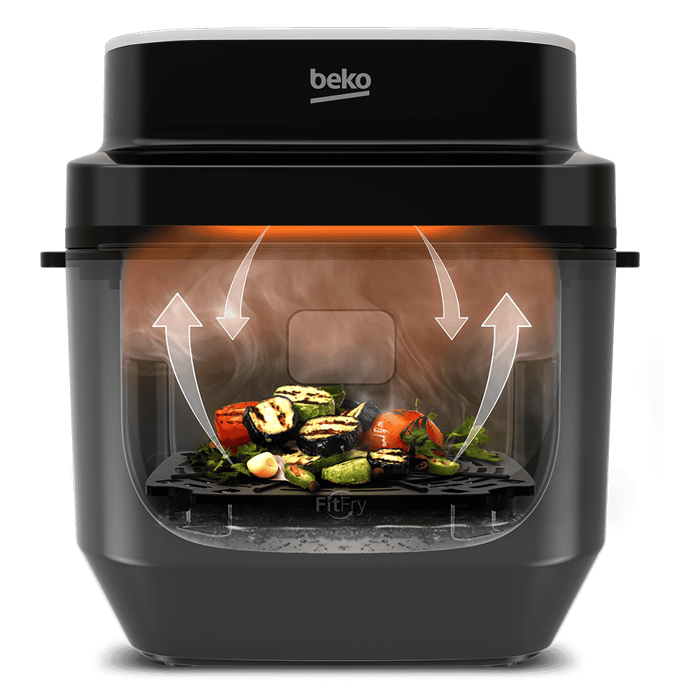 აეროგრილი Beko FRL 5474 B, 2570W, 7.6L, Air Fryer, Black