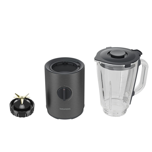 ბლენდერი Grundig SM 7140, 800W, 1.1L, Blender, Dark Stainless Steel 