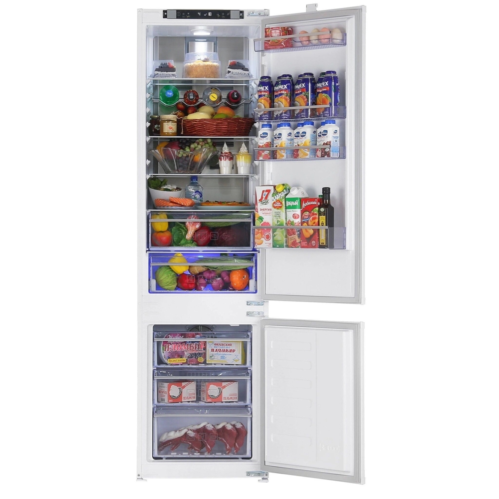 Built-in Refrigerator Beko BCNA306E2S, 306L, A+, 40db, No Frost, White