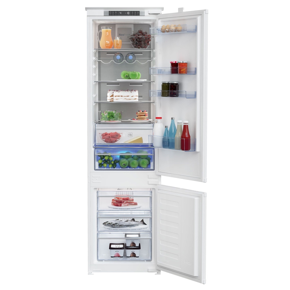 Built-in Refrigerator Beko BCNA306E2S, 306L, A+, 40db, No Frost, White