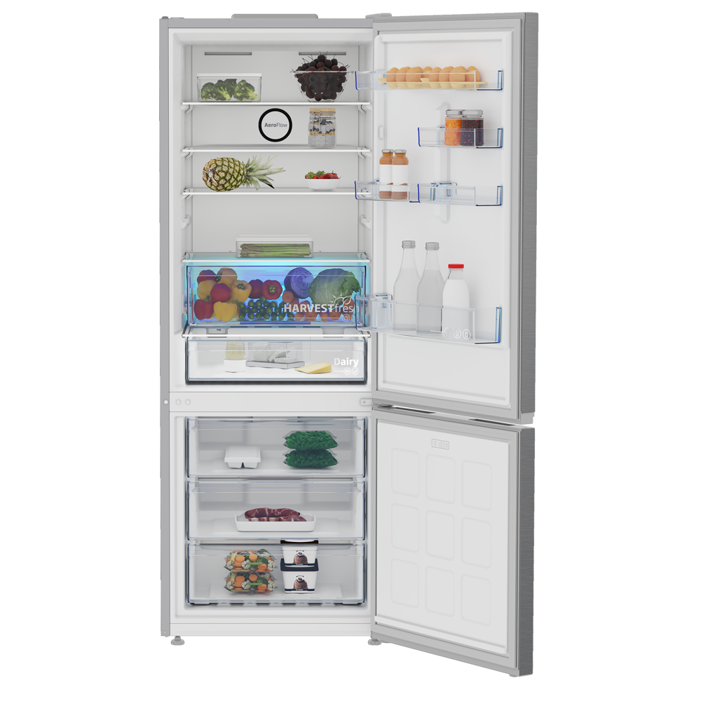 Refrigerator Beko B5RCNE565HXP, 561L, A+, 38Db, No Frost, Inox