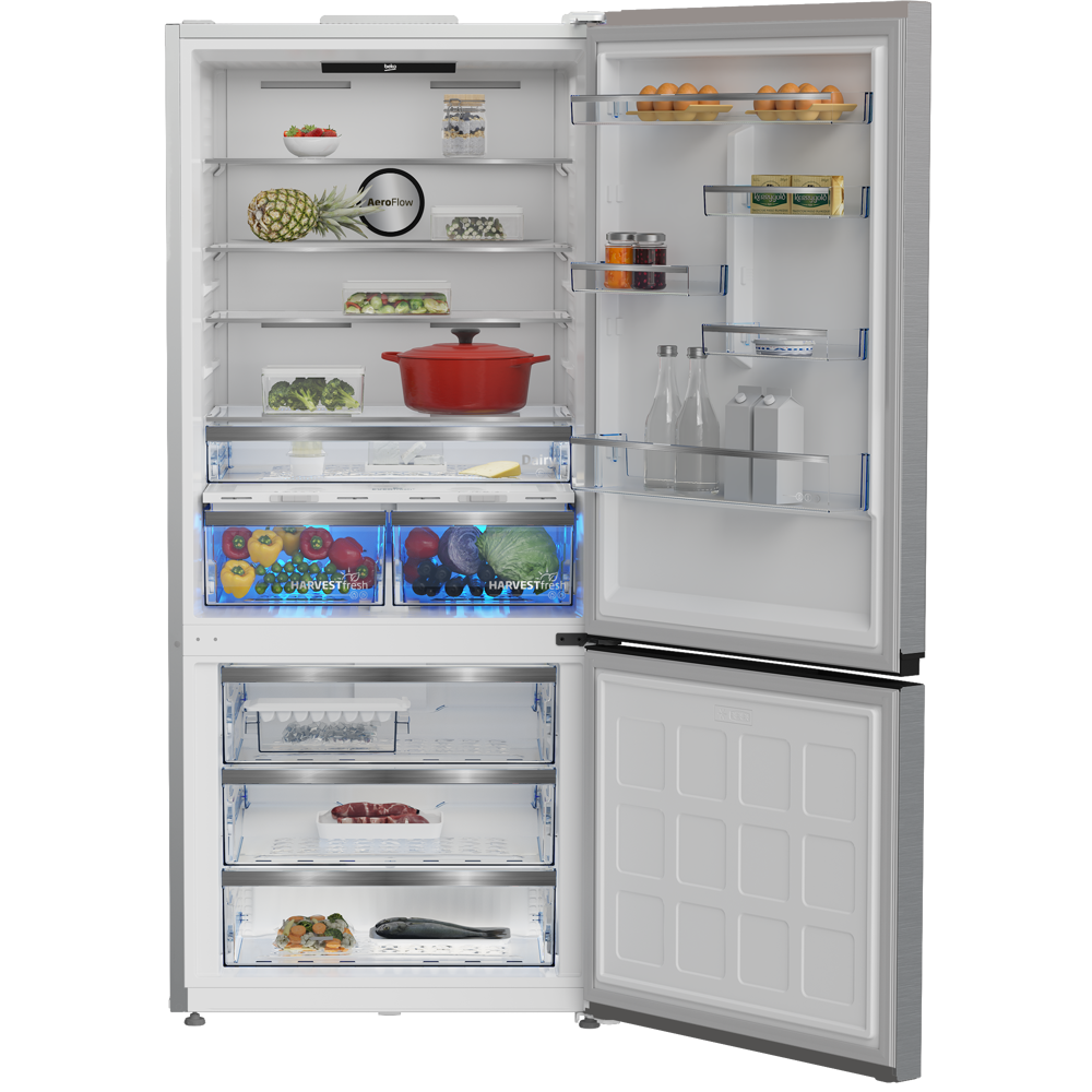 მაცივარი Beko B5RCNE615ZXP bPRO 500, 615L, A++, 35Db, No Frost, Refrigerator, Grey