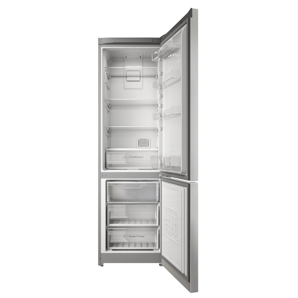 მაცივარი Indesit ITS 5200 XB, 352l, A, 40Db, NO FROST, Refrigerator, Stainless Steel