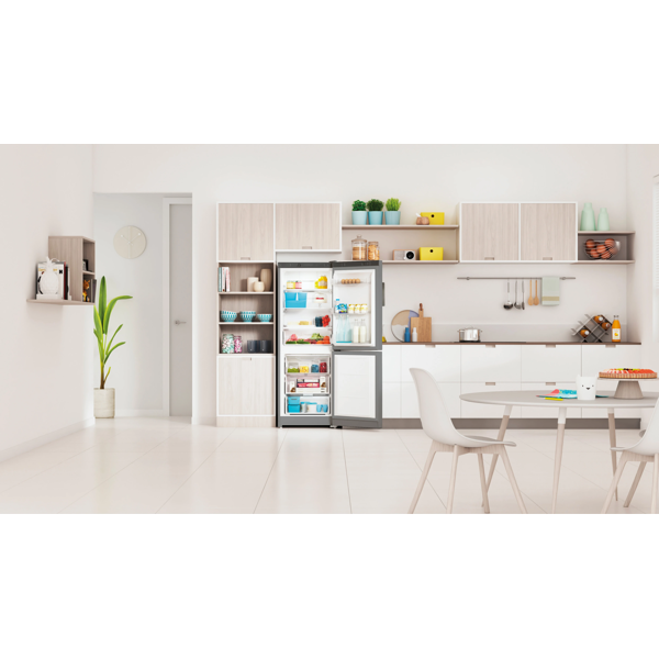 მაცივარი Indesit ITS 4160 G, 285l, A, 43Db, NO FROST, Refrigerator, Silver