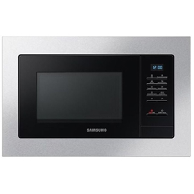 ჩასაშენებელი მიკროტალღური ღუმელი Samsung MS23A7013AT/BW, 850W, 23L, Built-In Microwave Oven, Black/Grey
