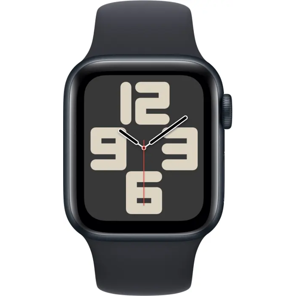 სმარტ საათი Apple MXE73QI/A Watch SE 2 GPS Gen.2, 1.57", Bluetooth, WIFI, Smart Watch, Midnight Black