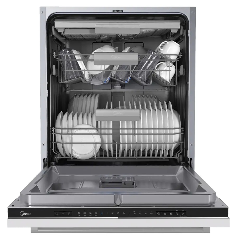 ჩასაშენებელი ჭურჭლის სარეცხი მანქანა Midea MID60S160i, A++, 49Dba, Built-in Dishwasher, White