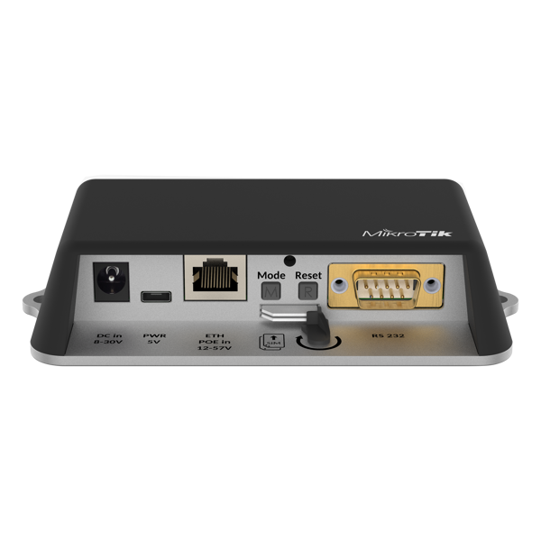 LtAP Mini LTE Kit Mikrotik RB912R-2nD-LTm&EC200A-EU, 300Mbit/s, Black