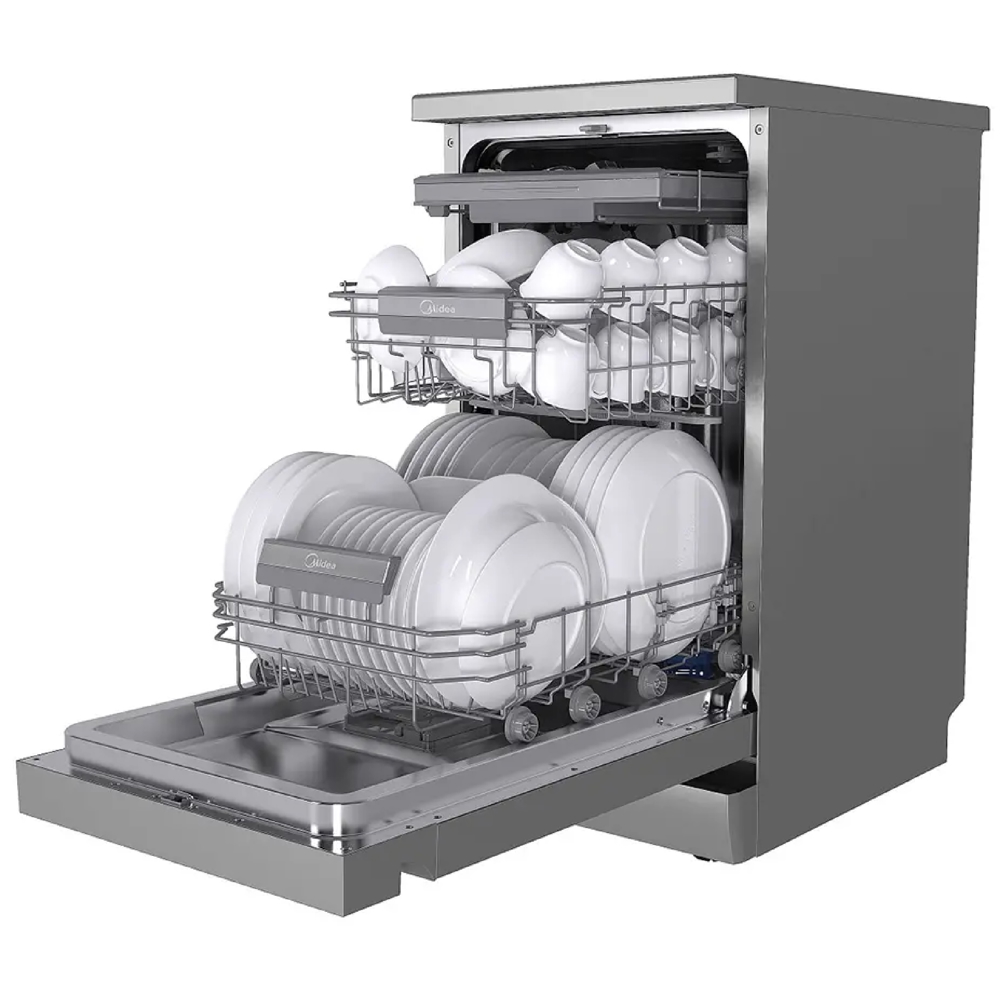 ჭურჭლის სარეცხი მანქანა Midea MFD45S160Si, A++, 49Db, Dishwasher, Silver
