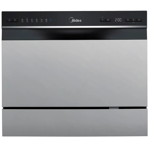 Dishwasher Midea MCFD55S460Si, A+, 49Db, Silver