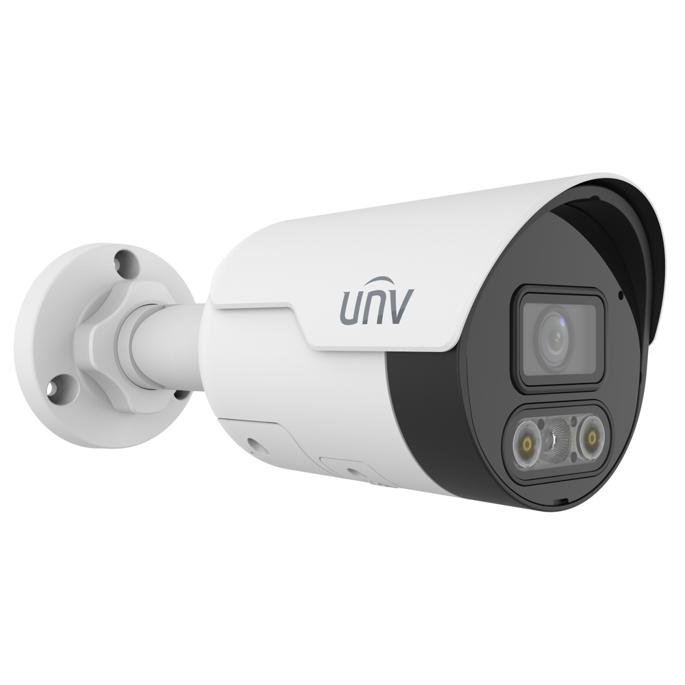 Fixed Dual-light Bullet Network Camera Uniview IPC2128LE-ADF40KMC-DL, 8MP, White