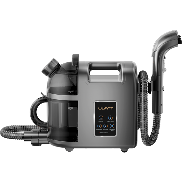 ქიმწმენდის აპარატი+ორთქლის უთო Uwant B200, 500W, 1.5L, Multiple Spot Cleaner+Steam Iron, Grey