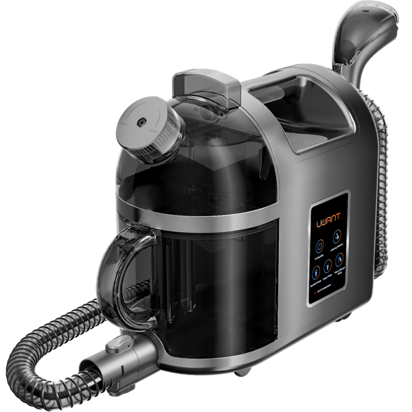 ქიმწმენდის აპარატი+ორთქლის უთო Uwant B200, 500W, 1.5L, Multiple Spot Cleaner+Steam Iron, Grey