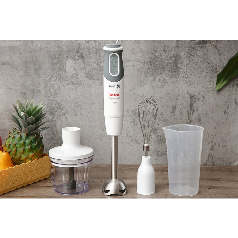 ხელის ბლენდერი Tefal HB643138, 800W, 0.8L, Hand Blender, White