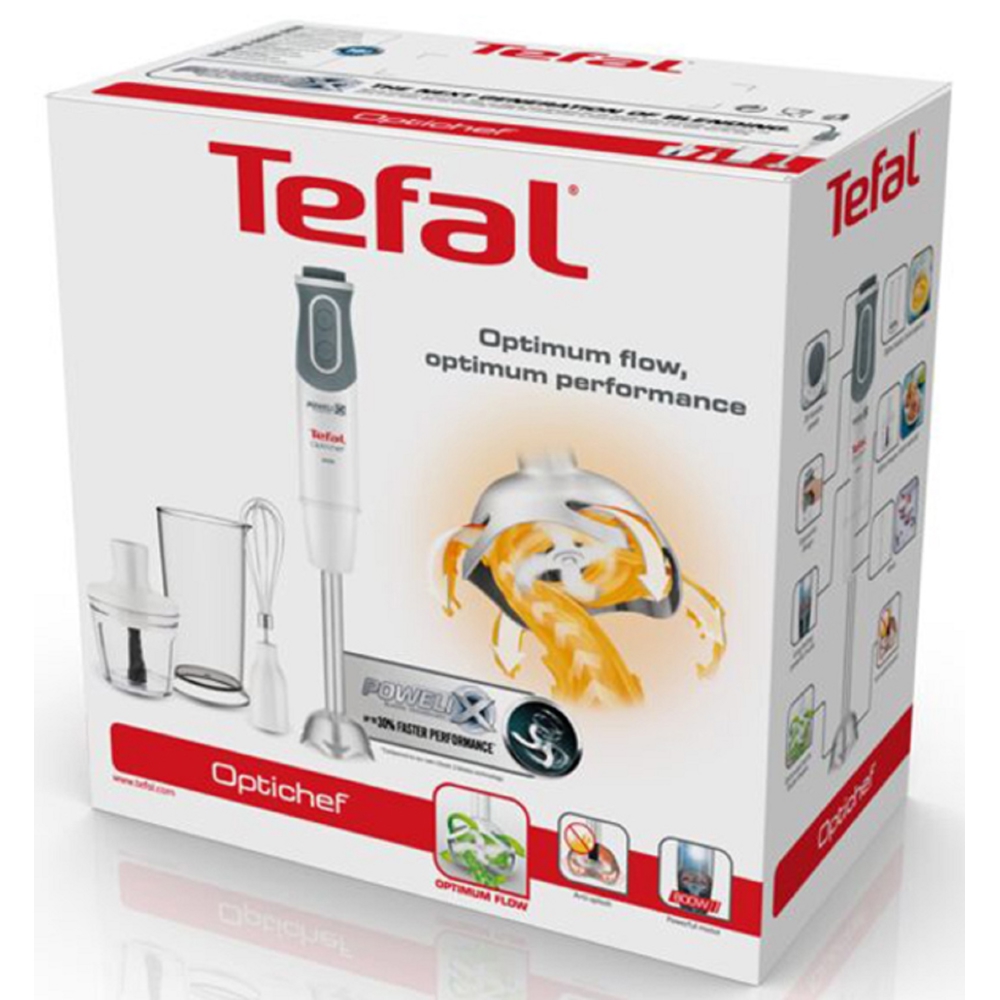 ხელის ბლენდერი Tefal HB643138, 800W, 0.8L, Hand Blender, White