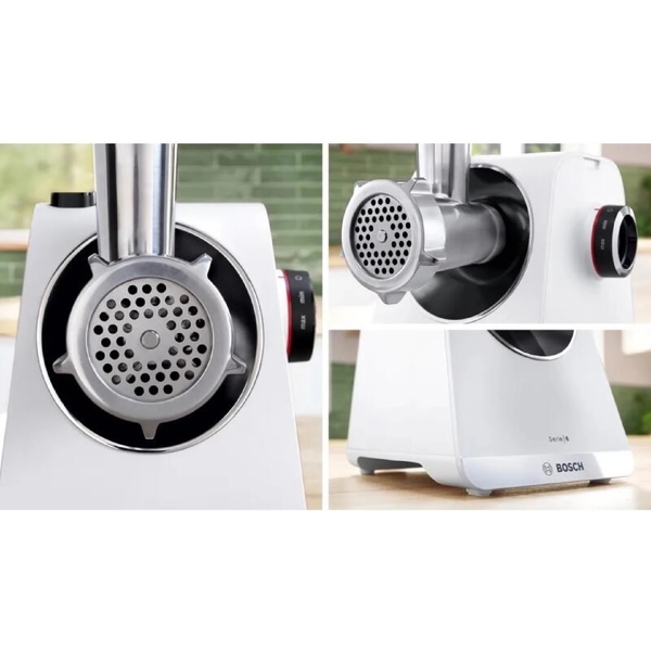 ხორცსაკეპი Bosch MFWS609W, 2100W, Meat Grinder, White