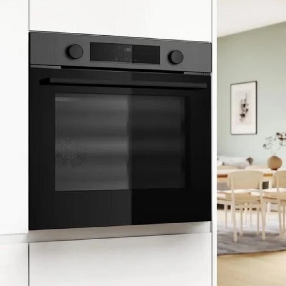 ჩასაშენებელი ელექტრო ღუმელი Bosch HUA736EG0T, 76L, Built-In Electric Oven, Black