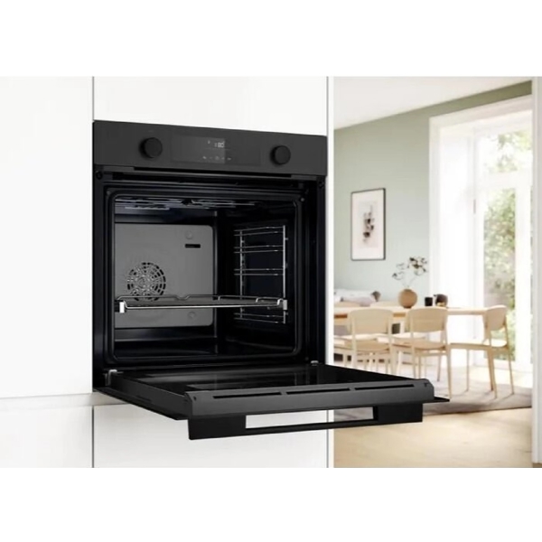 ჩასაშენებელი ელექტრო ღუმელი Bosch HUA736EG0T, 76L, Built-In Electric Oven, Black