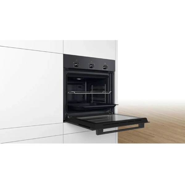 ჩასაშენებელი ელექტრო ღუმელი Bosch HBF011BA1T, 2850W, 71L, Built-In Electric Oven, Black