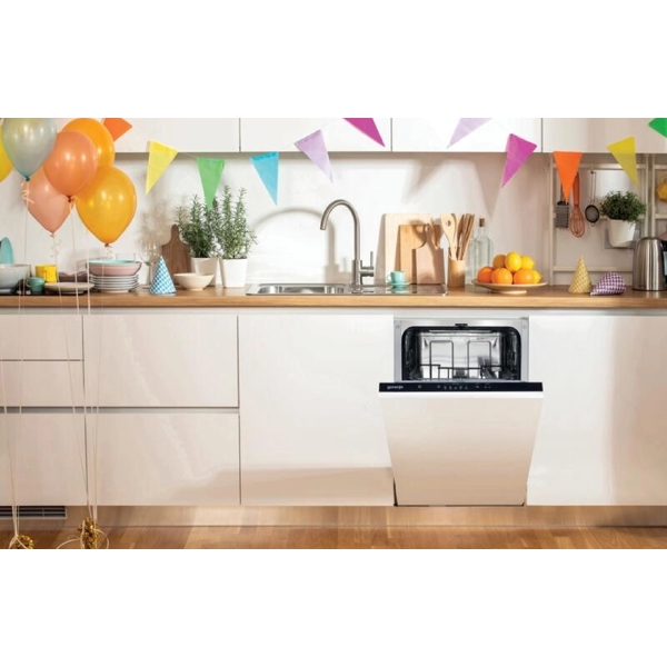 Built-in Dishwasher Gorenje GV520E15, A++, 47dB, Black