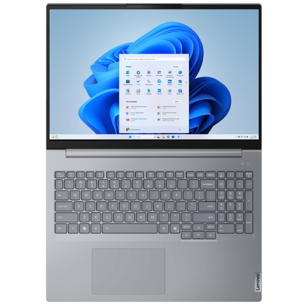 Notebook Lenovo 21MW002CRK ThinkBook 16 G7, 16", Ryzen 7-7735HS, 16GB, 512GB SSD, Integrated, Grey