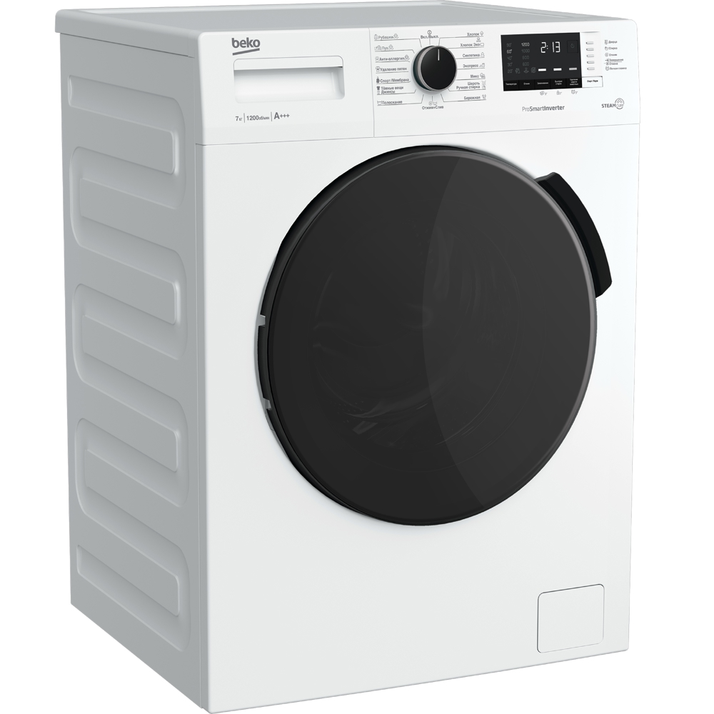 Washing Machine Beko WSPD73612W b100, 7Kg, A+++, 1200Rpm, White
