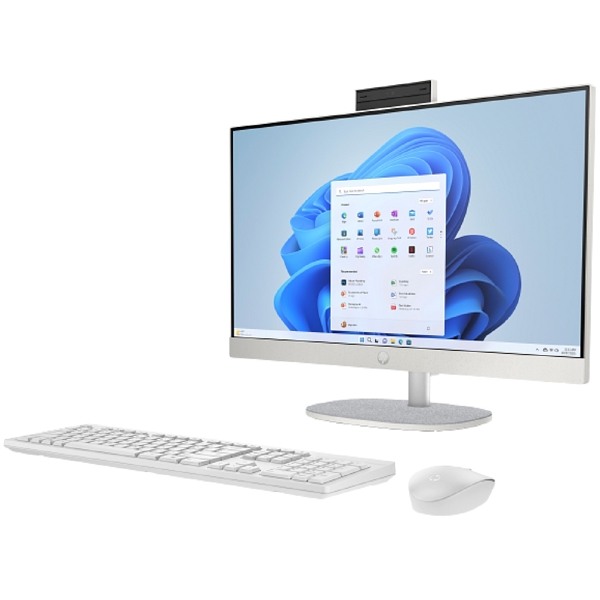 All In One Computer HP A5JQ2EA, 23.8", i3-1315U, 8GB, 512GB SSD, Integrated, White