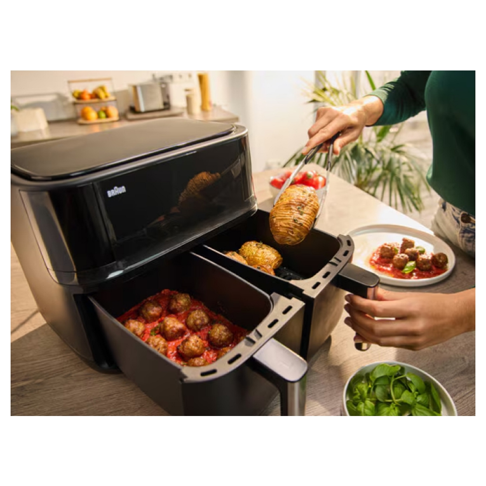 აეროგრილი Braun TD3030IBK, 2850W, 8L, Air Fryer, Black