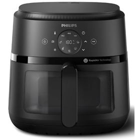 აეროგრილი Philips NA230/00, 1700W, 6.2L, Air Fryer, Black