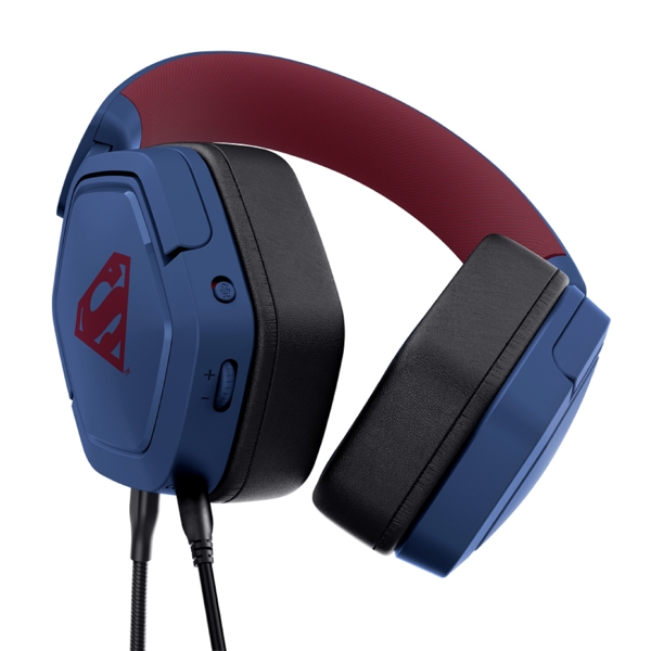 ყურსასმენი Trust GXT492SM Carus Superman, Gaming Headset, Wired, 3.5mm, Blue
