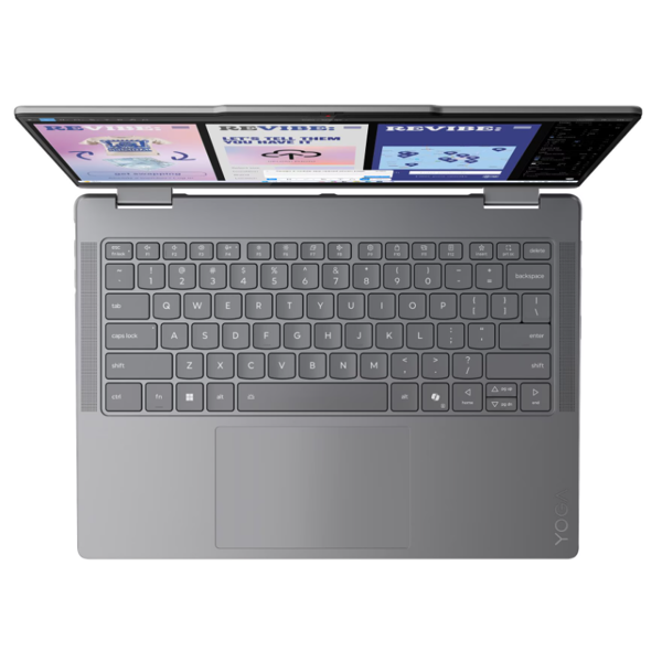 ნოუთბუქი Lenovo 83JQ003GRK Yoga 7 2-in-1 14ILL10, 14", Ultra 5-226V, 16GB, 512GB SSD, Integrated, Luna Grey