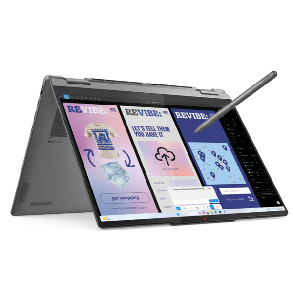 ნოუთბუქი Lenovo 83JQ003GRK Yoga 7 2-in-1 14ILL10, 14", Ultra 5-226V, 16GB, 512GB SSD, Integrated, Luna Grey
