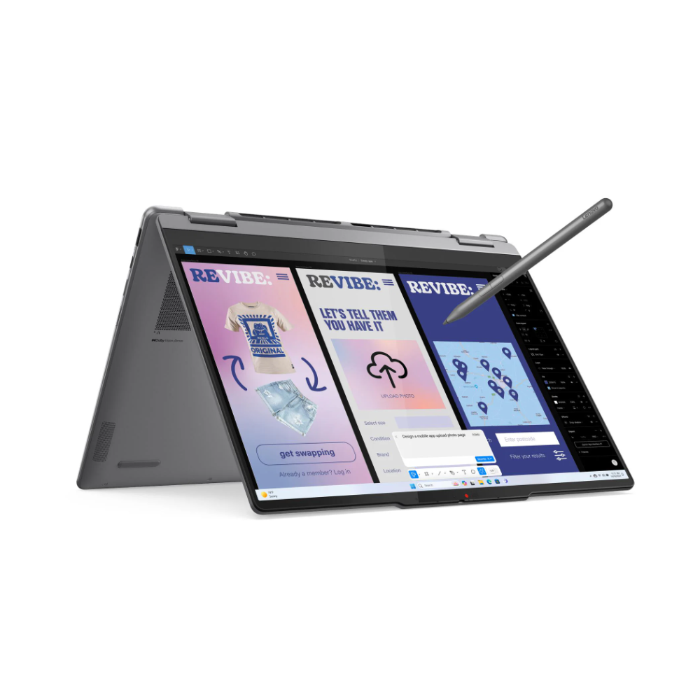 ნოუთბუქი Lenovo 83JQ003GRK Yoga 7 2-in-1 14ILL10, 14", Ultra 5-226V, 16GB, 512GB SSD, Integrated, Luna Grey