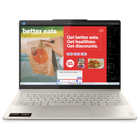 Notebook Lenovo 83JR0060RK Yoga 7 2-in-1 14AKP10, 14", Ryzen AI 5 340, 24GB, 1TB SSD, Integrated, Seashell