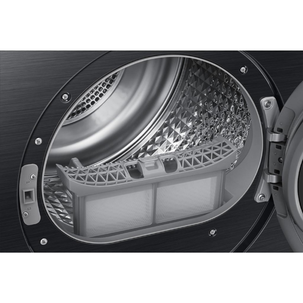 Washing Dryer Samsung DV90DG52A0ABLE, 9Kg, 64Db, Black