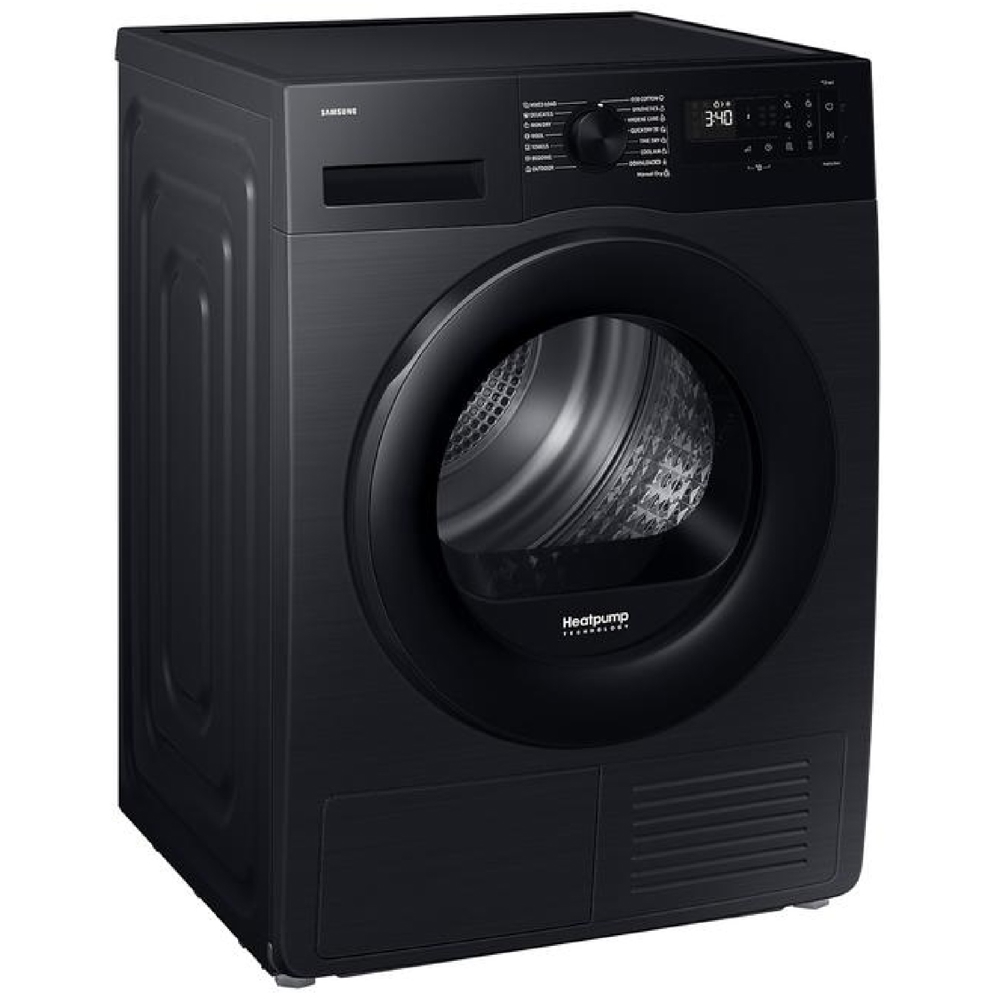 Washing Dryer Samsung DV90DG52A0ABLE, 9Kg, 64Db, Black