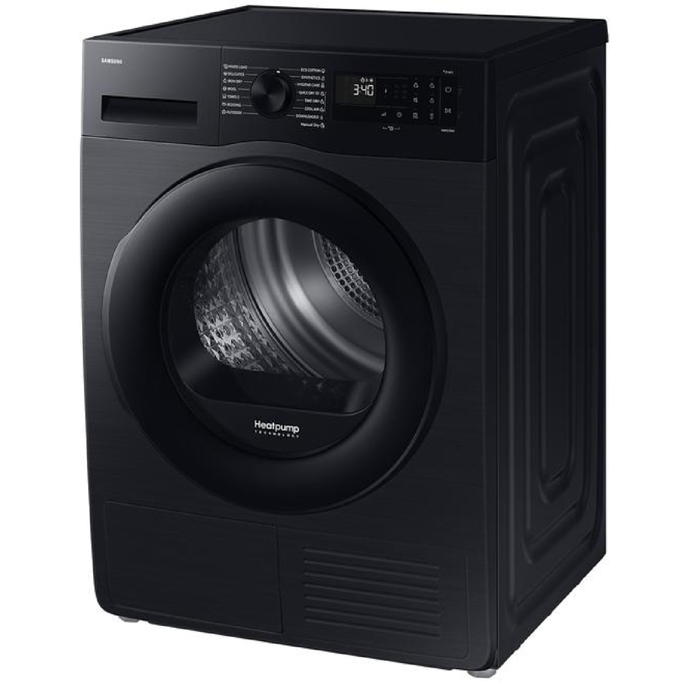 Washing Dryer Samsung DV90DG52A0ABLE, 9Kg, 64Db, Black