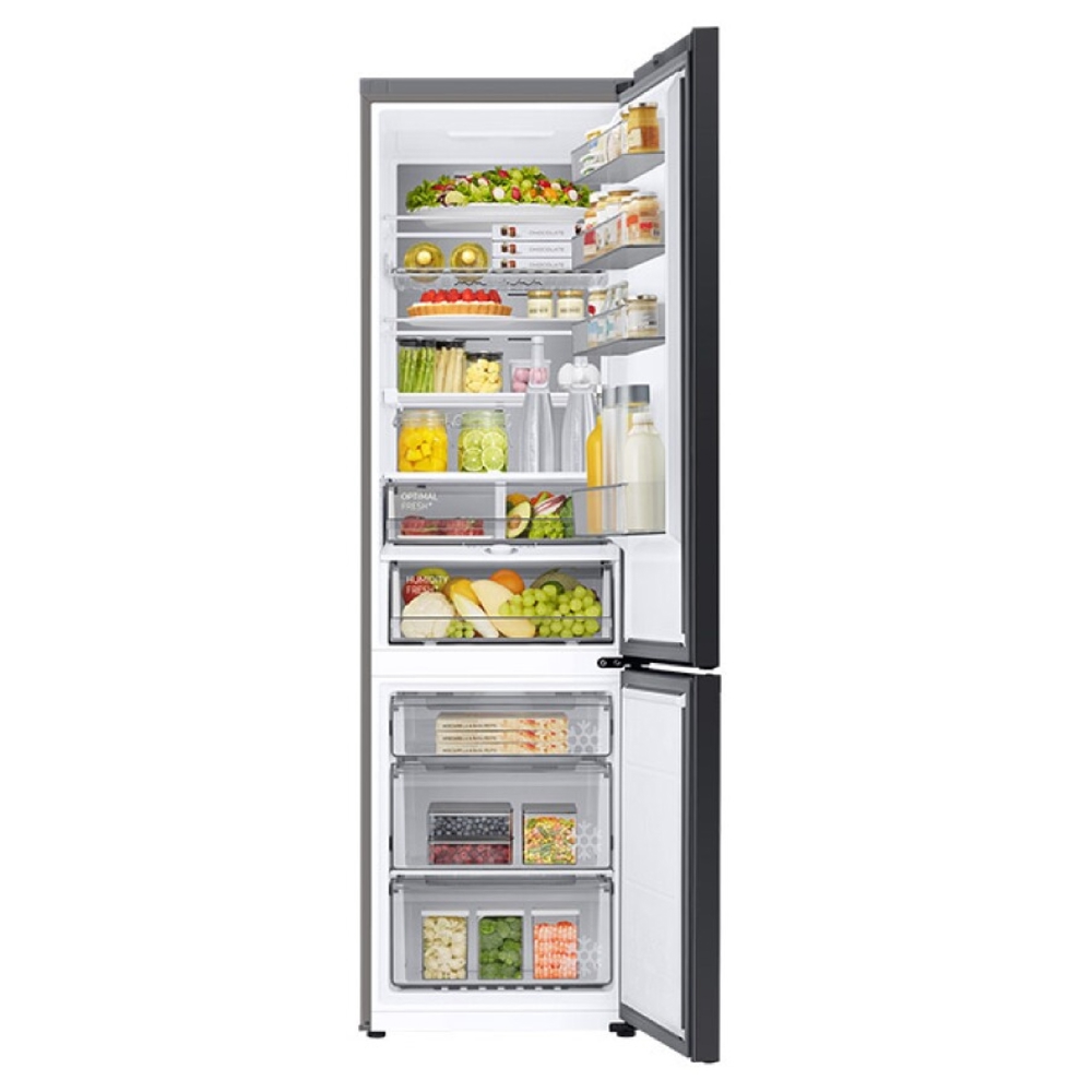 Refrigerator Samsung RB38C7B6D12/EF, 390L, D, 35dBA, No Frost, White