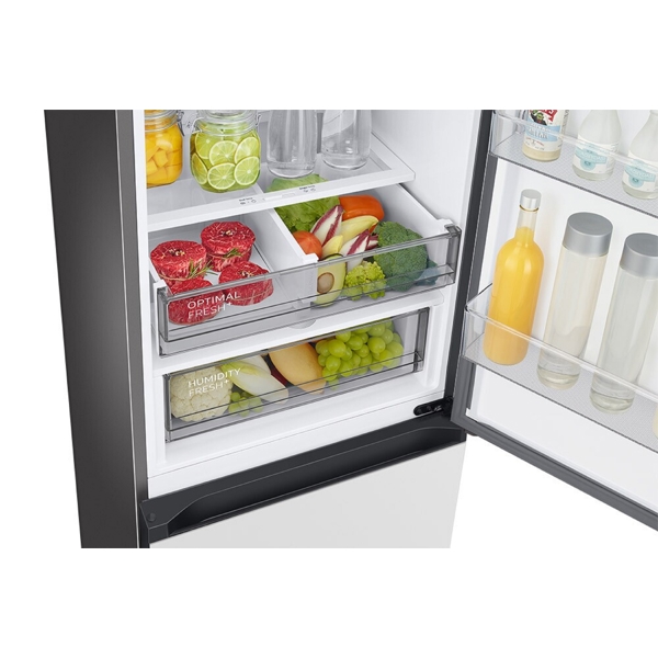 Refrigerator Samsung RB38C7B6D12/EF, 390L, D, 35dBA, No Frost, White
