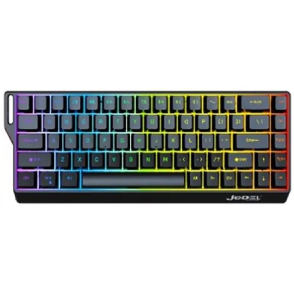 Gaming Mechanical Keyboard Jedel KL166, Wired, RGB, USB-C, Black