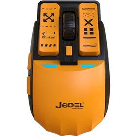 Gaming Mouse Jedel WD149, Wireless, Bluetooth, USB-C, Orange