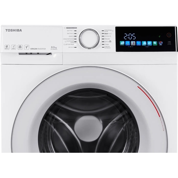 სარეცხი მანქანა Toshiba TW-BN90C4UZ(WK), 8Kg, 1400Rpm, A, 72Db, Washing Machine, White