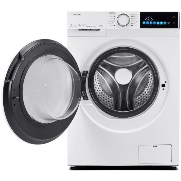 სარეცხი მანქანა Toshiba TW-BN90C4UZ(WK), 8Kg, 1400Rpm, A, 72Db, Washing Machine, White