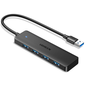 USB ჰაბი UGREEN CM219 (35574), USB, HUB, Black