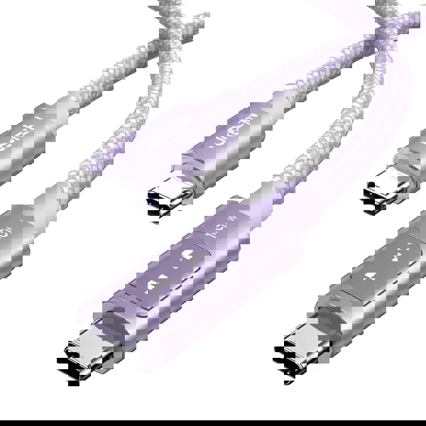 Type-C to Type-C Fast Charging Cable UGREEN Uno L509 (65216), 100W, 2M, Purple