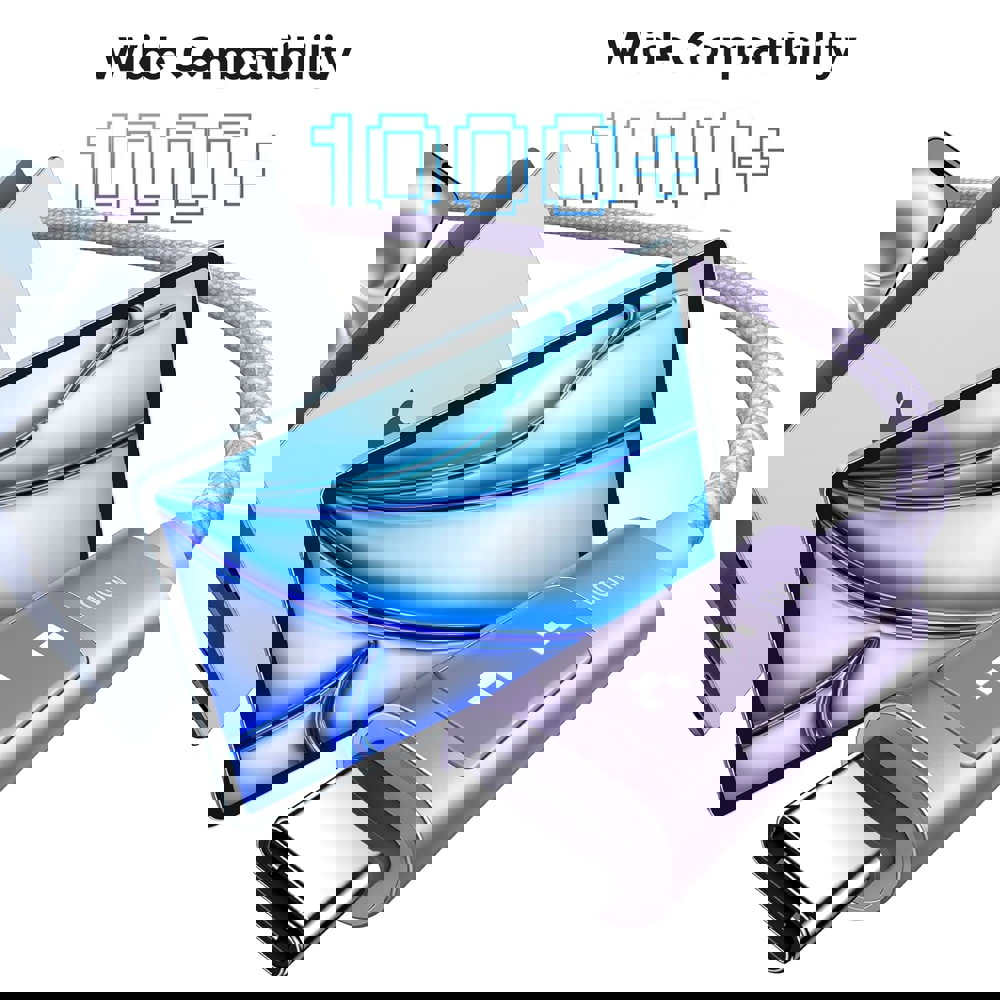 Type-C to Type-C Fast Charging Cable UGREEN Uno L509 (65216), 100W, 2M, Purple