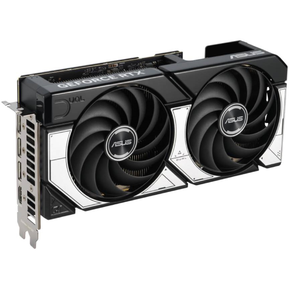 ვიდეო დაფა Asus 90YV0M17-M0NA00 Dual, GeForce RTX5070, 12GB, 192bit, HDMI, DP, Silver