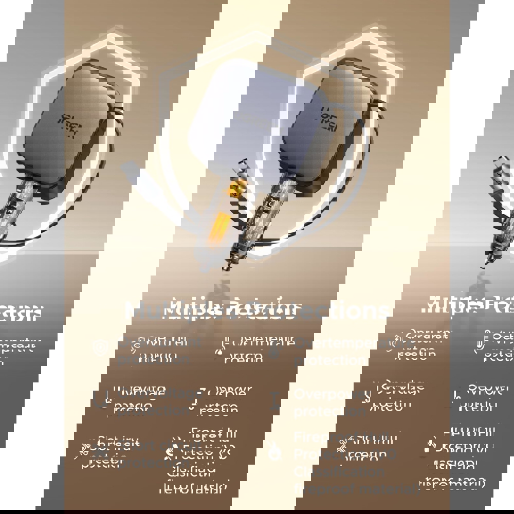 Car Charger With Retractable Type-C Cable UGREEN EC604 (55910B) Nexode, 145W, Grey